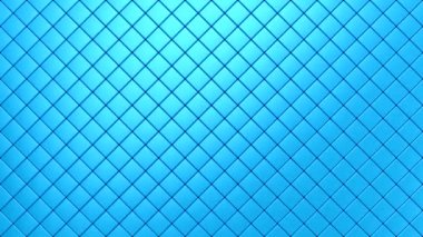 Rhombuses Bir Dalga Biçimi. Soyut hareket, 3D görüntüleme, 4k çözünürlük