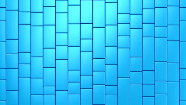 Moving Rectangles Background Abstract Motion Loop Rendering Resolution — Stock Video