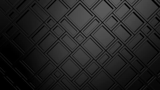 Rhombus Background Movimento Abstrato Loop Duas Cores Renderização Resolução — Vídeo de Stock