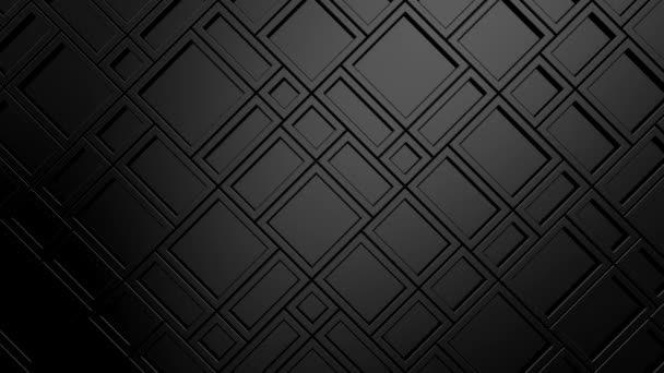Rhombus Background Abstraktní Pohyb Smyčka Dvě Barvy Vykreslování Rozlišení — Stock video