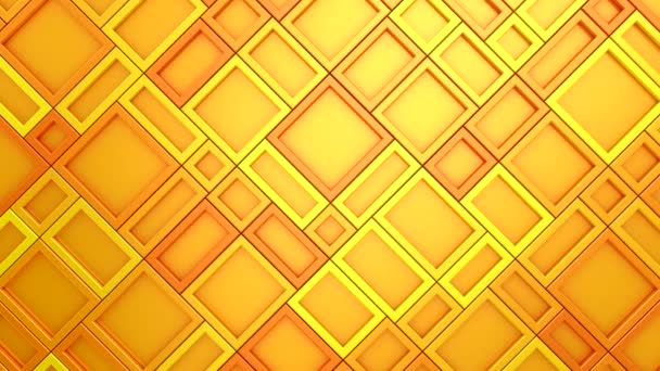 Rhombus Background Movimento Abstrato Loop Duas Cores Renderização Resolução — Vídeo de Stock