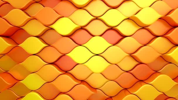 Background Geometric Shapes Abstract Motion Loop Two Color Rendering Resolution — Stock Video