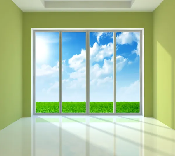 Großes Fenster — Stockfoto