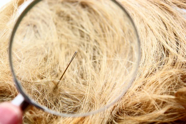 Samanlık içinde iğne bulmak