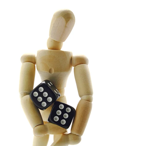 Hold the dice — Stock Photo, Image