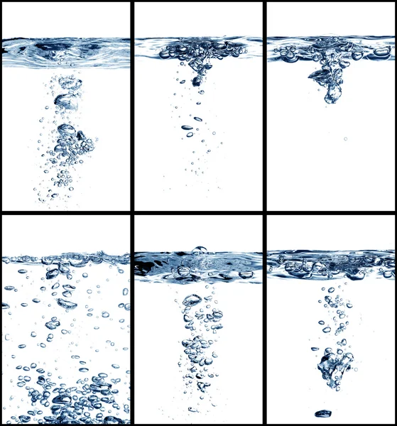 水拼贴画 — 图库照片