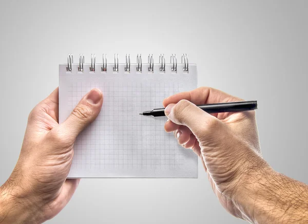 Taking notes — Stock Photo, Image