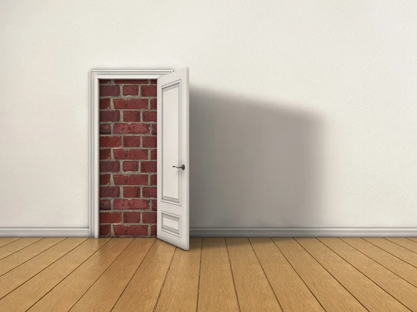 Blocked door — Stock Photo, Image