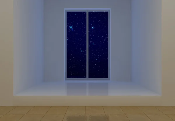 Room at night — Stock Photo, Image