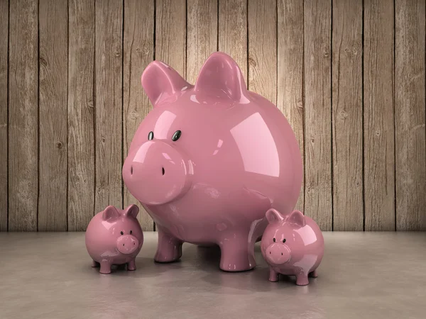 Piggy bank background — Stock Photo, Image