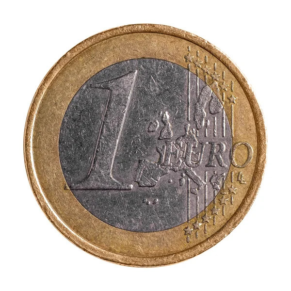 Één euro — Stockfoto