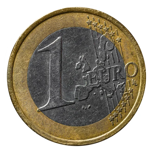 Moneda de un euro — Foto de Stock