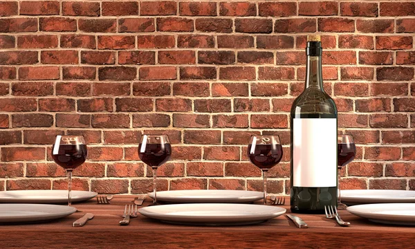 Wine has been served — Stock Photo, Image