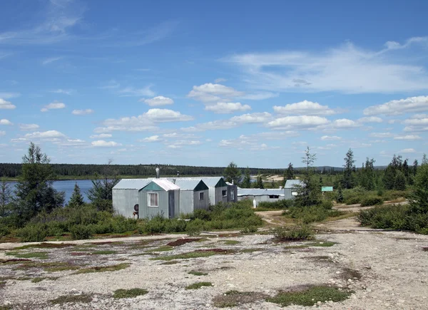 Obóz Tundra — Zdjęcie stockowe