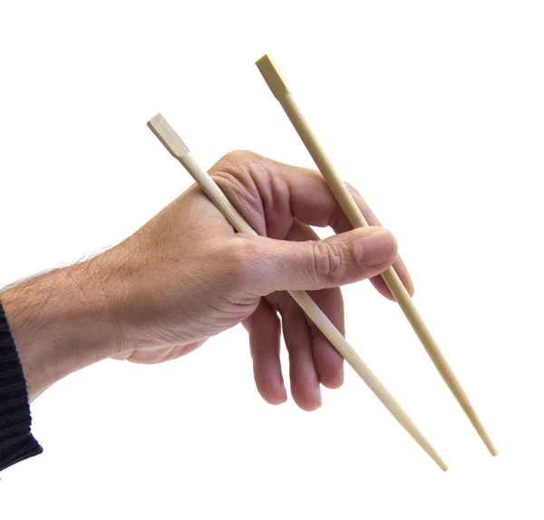 Using chopsticks — Stock Photo, Image