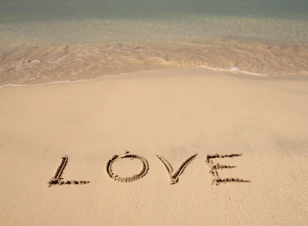 Love on the beach — Stock Photo, Image