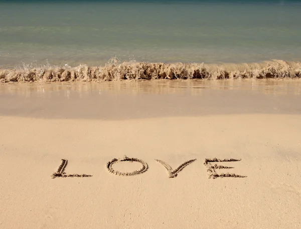 Love on the beach — Stock Photo, Image