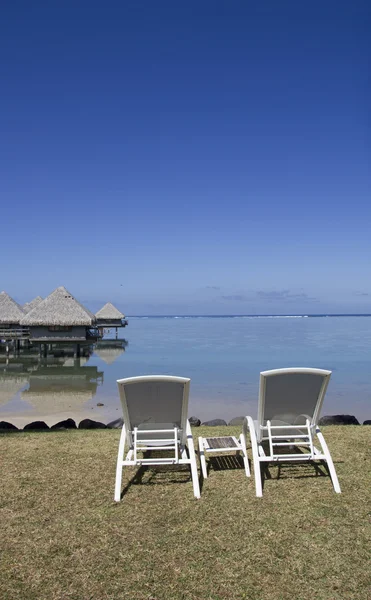 Sitting in polynesia — Stock Photo, Image