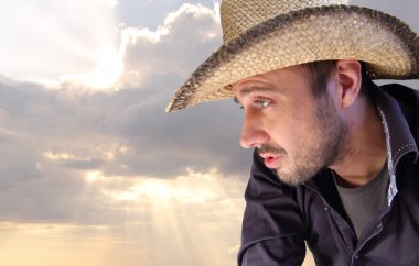 gün batımı kovboy