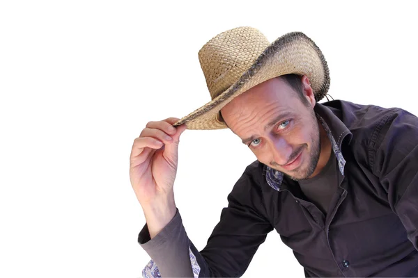 Gruß Cowboy — Stockfoto