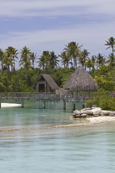 Molo sulla laguna — Foto Stock