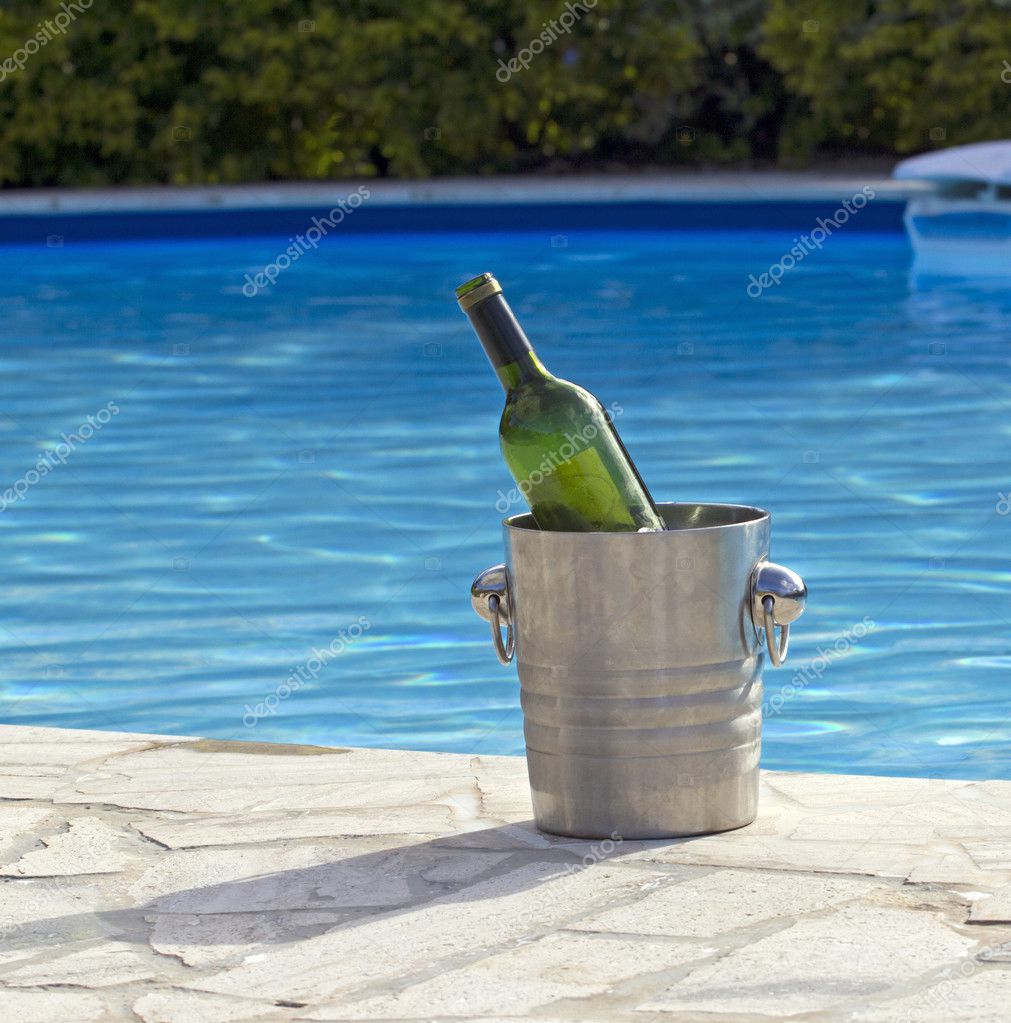 wine by the pool | 图库照片 08 alexis belec #21943049