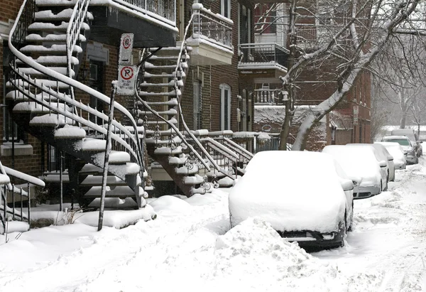 Montreal na storm — Stockfoto