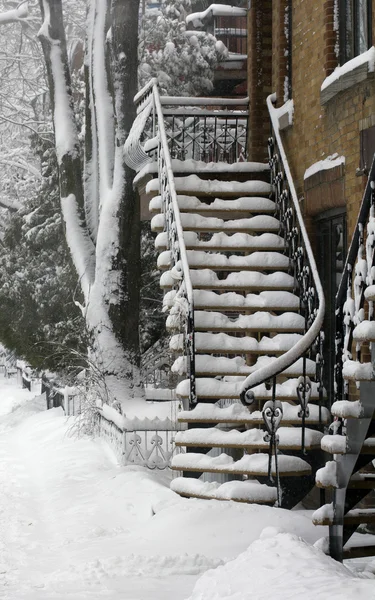 Montreal nach Sturm — Stockfoto