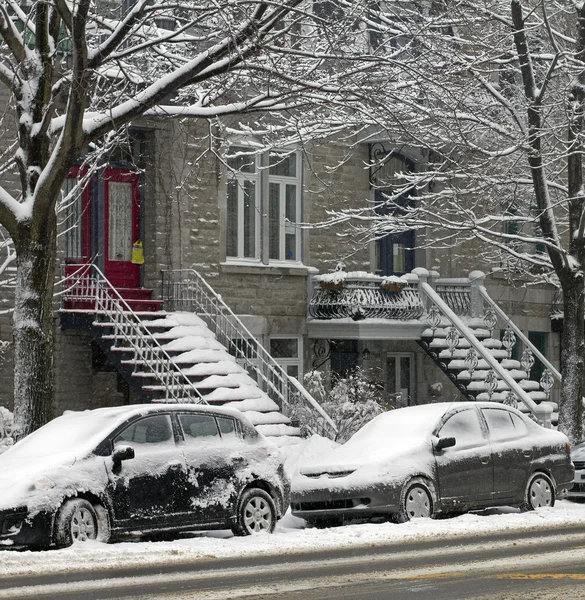 Montreal na storm — Stockfoto