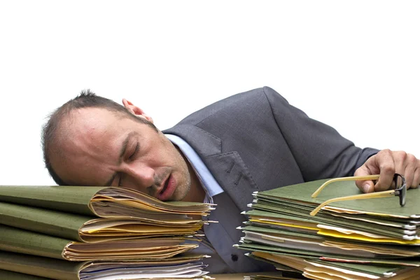 Sleeping at work — Stock Photo, Image