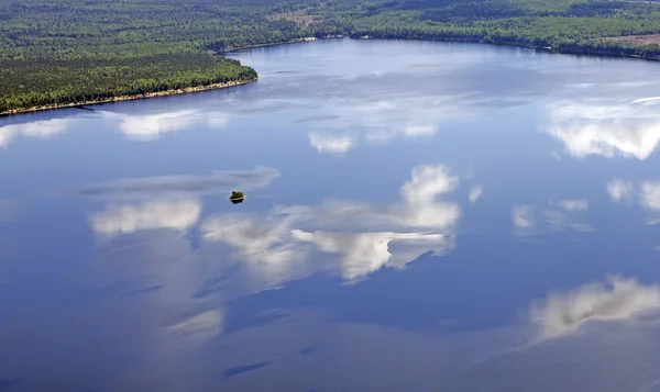 Aerial wilderness landscape — Stock Photo, Image