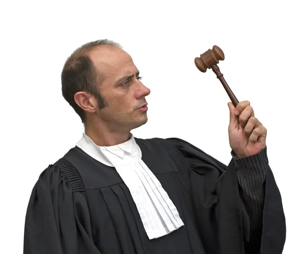 Caucasian judge — Stock Photo, Image