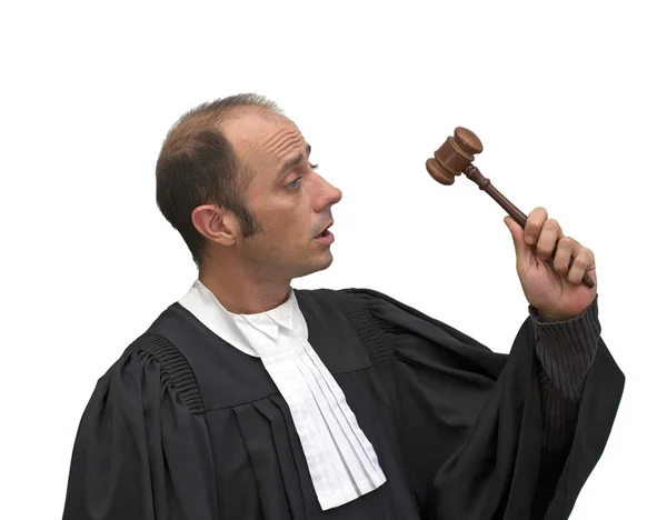 Caucasian judge — Stock Photo, Image