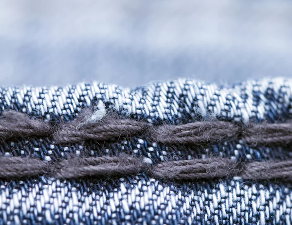 Jeans stitches — Stock Photo, Image