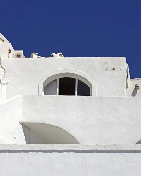Santorini house — Stockfoto