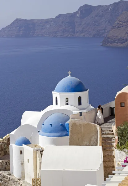 Santorini-Kirche — Stockfoto