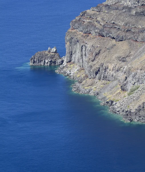 Caldera cliff — Stockfoto