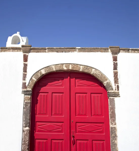 Portes rouges méditerranéennes — Photo
