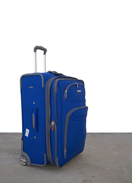 蓝色行李 — 图库照片