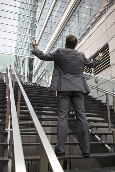 Business man in the city — Stock Photo, Image