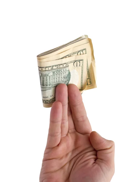 Hand and cash — Stock Photo, Image