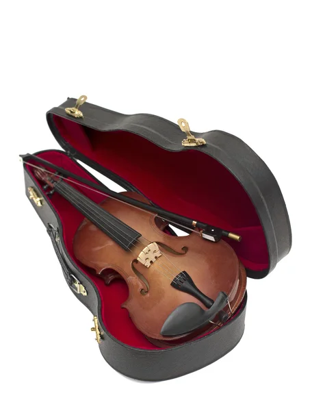 Violino de madeira — Fotografia de Stock