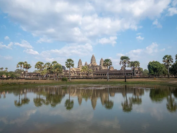 Siem Aratás Kambodzsa Ősi Civilizáció Angkor Wat Napsütéses Napon — Stock Fotó