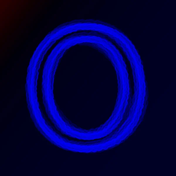 Neon letters van het alfabet of abstract gloeiende symbolen — Stockvector