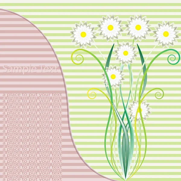 Kukkatausta — vektorikuva