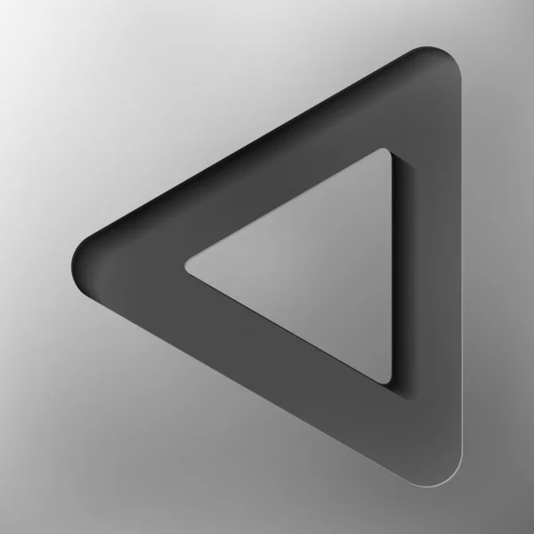 üçgen işaretini, vektör stili