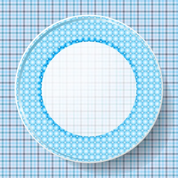 图像菜用的餐巾纸上画图案 — 图库矢量图片