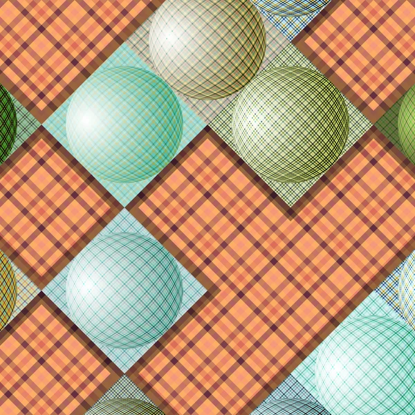 Абстрактный рисунок из шариков разных цветов — стоковый вектор