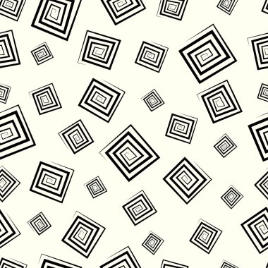 retro tarzı geometrik elemanları ile Seamless Modeli