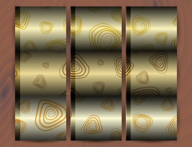 retro tarzı stand geometrik elemanları ile Seamless Modeli